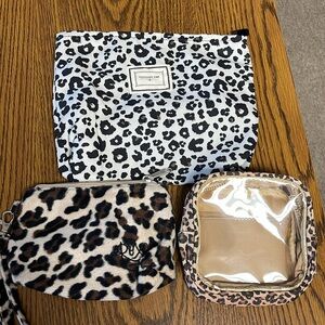 Leopard Lovers Set of 3 Pouches